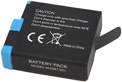 Замяна на батерията AHDBT-801 от 2 комплекти за камери GoPro AHBBP-601 -Съвместима с напълно декодированной батерия SPJB1B