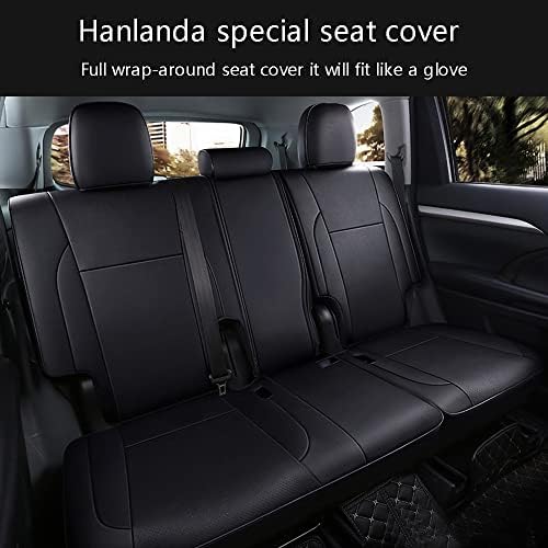 CocheFamilia Custom Fit Пълен Комплект Калъфи за автомобилни седалки за избор на Toyota Highlander 2014 2015 2017 2018 2019