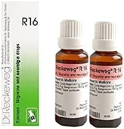Капки На Д-Р. Reckeweg R16 от мигрена и невралгия (опаковка от 2 броя), по една за всяка поръчка