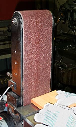Шлифовъчни ленти Sungold Abrasives Industrial X-Weight от алуминиев оксид с шкурка 320 (3 броя/кутия), 4 инча x 36 см.
