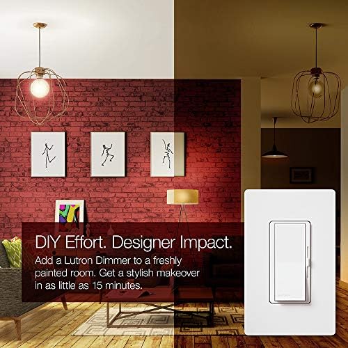 Lutron Diva LED + Димер (12 бр.) | за регулираните led, халогенни лампи и лампи с нажежаема жичка, однополюсных или 3-полосных |