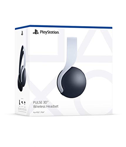 Безжични слушалки, Sony Pulse 3D за PlayStation 5 и PlayStation 4 - Бяло (обновена)