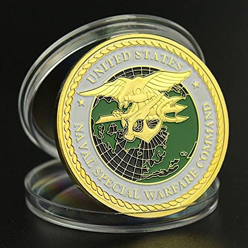 Специално Военно Командване на Военно-Морските Сили на САЩ Морски Пехотинци са подбрани Сувенирни Монети Със Златно Покритие Възпоменателна Монета Вызовная Моне?