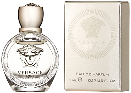 Versace Eros Pour Femme е Женски Edp Splash, 0,17 унция (опаковка от 2 броя)