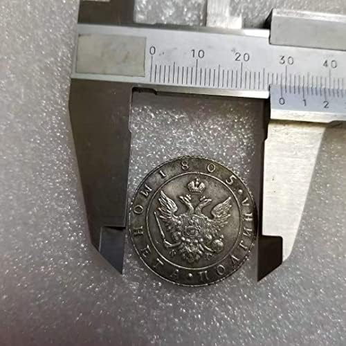 Антични Рана на Полското производство 1805 г., Руската Възпоменателна Монета, сребърно покритие #1715