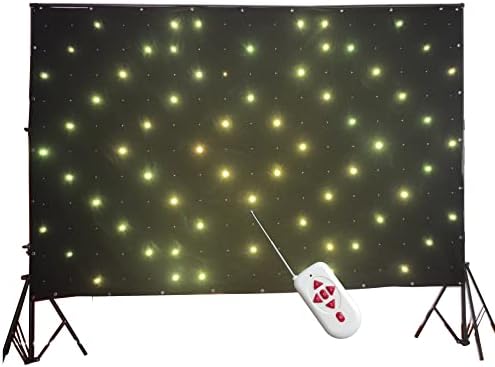 KHXED Vision LED Завеса LED Пиксельный Лампа P18 2x3M DMX512 за Мобилни DJ-Група Club Wedding Stage Background