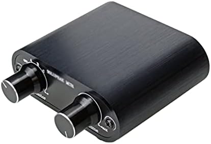 Аудиопереключатель LJMXG 3,5 мм с водачи за регулатор на силата на звука, 3 в 1 От 1/8 aux switcher, Блок за избор на сплитер, Вграден