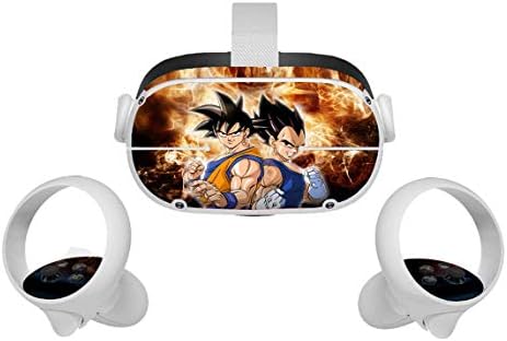 The Super Saiyan God Movie Oculus Quest 2 на Кожата VR 2 Кожи Слушалки и контролери Стикер, Защитен Стикер Аксесоари