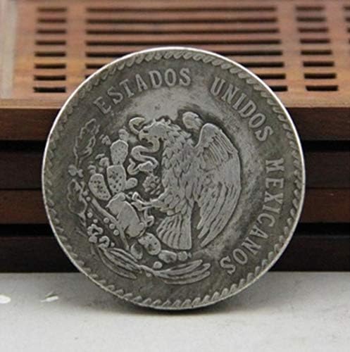 Изискана монета Мексикански монети 1947 г. Колекция от Антични монети Старинни Сребърни Монети От Бронз, Мед Чужд Сребърен Орел Американска монета Идеален заместите