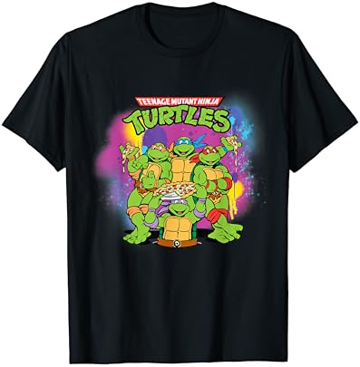 Mademark x Teenage Mutant Ninja Turtles - Оригинална Тениска Teenage Mutant Ninja Turtles С Цветна Рисувани
