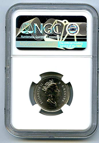1977 КАЛИФОРНИЯ, Канада 25 Цента Четвърт Сертифициран Кралския монетен двор на Канада TOP POP Quarter MS66 NGC