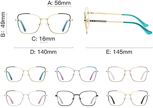 Очила за четене RESVIO Cat Eye, за Жени и Мъже, Модерни Метални Очила за четене с Пружинным тръба на шарнирна Връзка, Ръчно изработени,