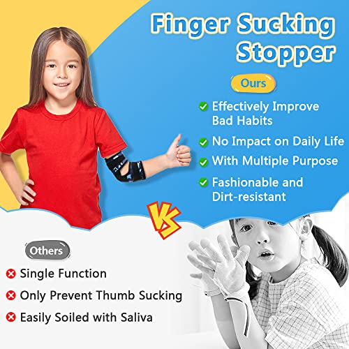 Ограничител на смучене на палеца за лечение на Обкусывания ноктите на деца Защитата на палеца Ограничител на Смучене на палеца за деца Профилактика на Обкусывания
