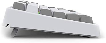 Жичен механична клавиатура YUNZII KC84 с възможност за гореща подмяна на 84 комбинации с клавишными капачки на базата на коса PBT,