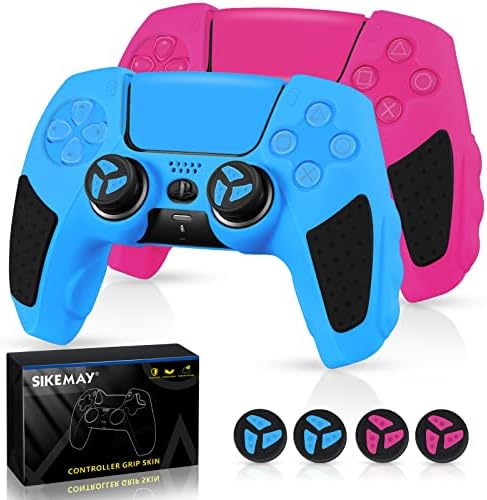 SIKEMAY [2] Калъф за контролера PS5, противоскользящий сгъсти силиконов защитен калъф, перфектно Съвместим с контролер Playstation