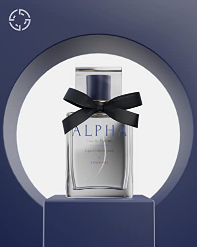 Luxedore ALPHA, Класически парфюм, Парфюм вода, Мъжки парфюм с феромони за привличане на жени, Свеж и чувствен аромат на Жасмин,