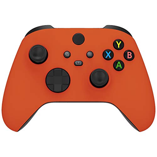 Сменяеми Странични направляващи eXtremeRate Orange + Задната Обвивка + Предна панел на контролера на Xbox X series /S