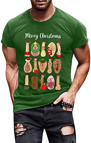 XXBR, Коледни тениски с къс ръкав за мъже, Дизайнерски костюми с грозни коледа принтом, Забавни спортни тениски с графичен дизайн,