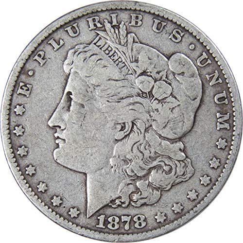 1878 7TF Rev 79 Morgan Dollar VG Много Добра от 90% от Сребърни Монети на САЩ на стойност 1 долар са подбрани