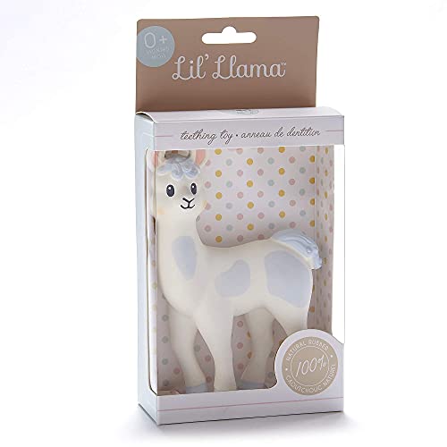Детски играчки за никнене на млечни зъби Lil' Llama, Прорезыватель с Лама за бебета и малки момчета и момичета, Пищащая Детска играчка