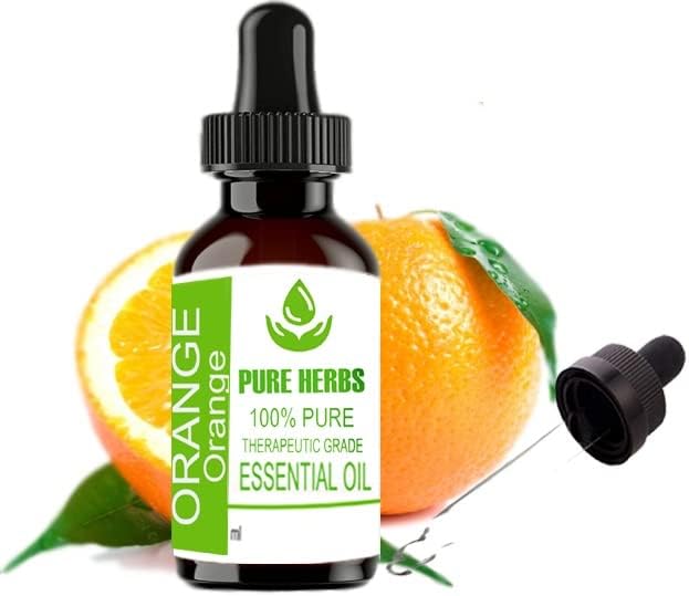 Етерично масло Pure Herbs Orange (Оранжев) - Чист и Натурален Терапевтичен клас с Капкомер 30 мл