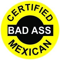 3шт Сертифицирани Стикери За Мексикански Шлемове с Лош Задник/Шлем