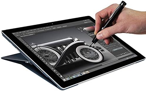Активен цифров стилус Broonel Black Mini Fine Point, съвместим с по-тънък и лек лаптоп ASUS VivoBook F510UA 15,6FHD WideView NanoEdge