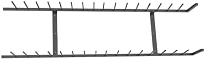 FixtureDisplays® Черен метален чертежный дисплей 21X10X84 , 16-нива, дизайн, вертикален органайзер за съхранение на превъртане 10055-NPF