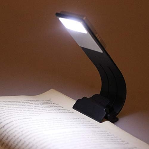 SOLUSTRE Книгата лампа 4 бр. Книгата Лампа led Скоба, USB Гъвкава Акумулаторна Лампа Led Лампа За четене богат на функции за Четене