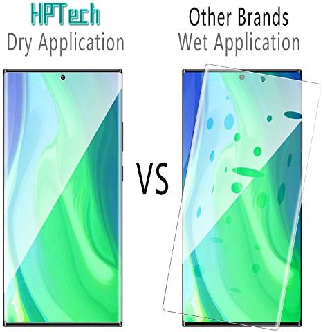 HPTech 2-Pack Защитно фолио за Samsung Galaxy Note 20 от ултра Пълно покритие от PET-фолио, HD Бистра, без мехурчета, подходящ за