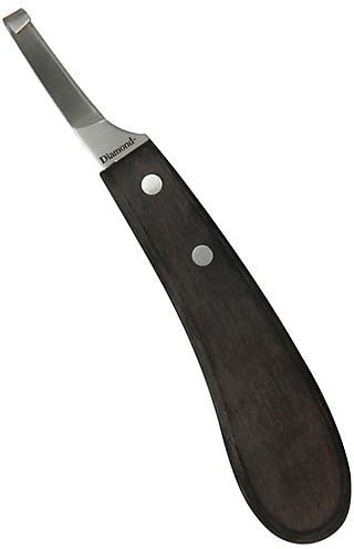 Нож за копита DIAMOND FARRIER RH с дясно острие, тесен, лъскав