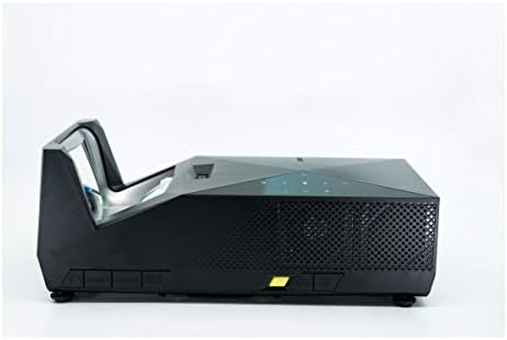 Елитен проектор MosicGO Сверхкороткофокусный проектор IPX2 с литиево-йонна батерия, две тонколони, вградени led 1080P UST ALR DLP, прожекционен екран Elite OMS58H2, статив за стая/на ул