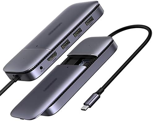 NIZYH C USB ХЪБ USB Type C 3,1 до M. 2 B-Key HDMI 4K 60Hz, USB 3,1 10 Gbit/С USB C HDMI КОНЦЕНТРАТОР Газа