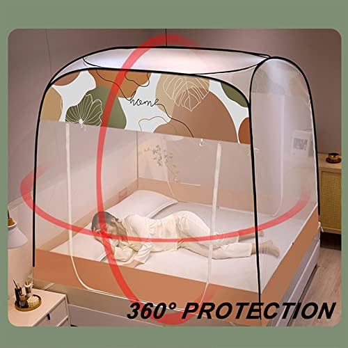 Сгъваема mosquito net за легла за Възрастни, Дишаща mosquito net, Без Инсталация, Моющаяся Сгъваема mosquito net, На Закрито, На