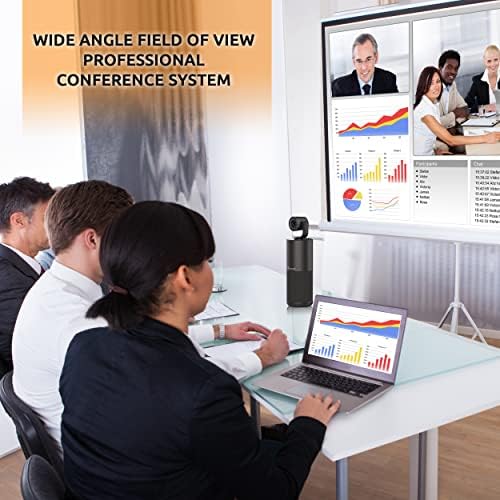 Конферентна Система TOUCAN, Микрофон за Камера за видео Конферентна връзка, Безжична слушалка Bluetooth с Кабелен HD Подвижни Уеб