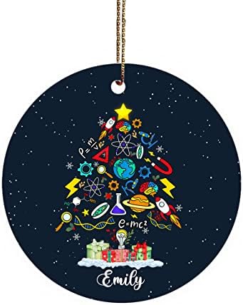 Колоритен Папагал XqXR Конфигуриране на Науката Коледа, Коледа Учител по естествени науки, Любител на науката, Коледа Учен Декор