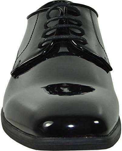 Мъжки Модельная Обувки VANGELO, Оксфорд Официален Смокинг за Абитуриентски бал, Сватба - на Разположение на Широката широчина, Черен