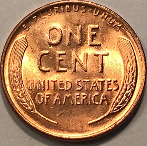 1954 D Линкълн Пшеничен Цент Червен OBR Оригиналът на Банковата Хвърляне на Стотинка Почти Отличен Скъпоценен Камък Диамант, Без