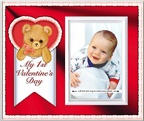 Рамка за снимки от Първия Ден на Св. Валентин за бебето | Подарък за Свети Валентин за дете | Цветен интериор за детска стая на