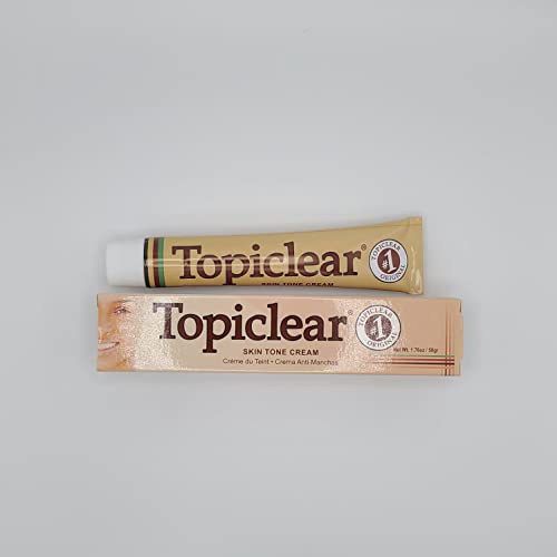 Тонален крем за кожата Topiclear 1,76 грама и 2 Сапуни Topiclear Number One по 3 грама на ea + 2 Бонус пакетче Caro Intense White Carrot Cream (0,27 унция ea)