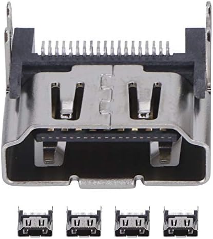 5 бр. Конектор за видео игра конзола, Подмяна на предния край конектор за конзола за игри HDMI Port Socket, за PS4 Slim/PRO, Гнездо