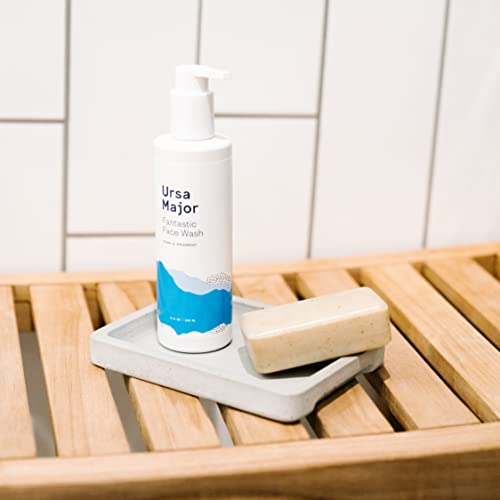 Естественият сапун Ursa Major | Morning Mojo Soap Bar | Отшелушивающее сапун с мента, эвкалиптом и розмарин|, Предназначени за мъже и жени | 5 мл | 2 опаковки