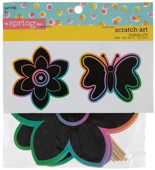 комплект за творчество Цветя и пеперуди от пролетта магазин за неделното училище, VBS, класната стая или на нещо друго - 24 бр.