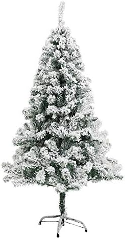 ZPEE 9,8 фута Коледна украса От стекающегося сняг Материал PVC Коледна елха, Изкуствена, с метална стойка Лесно се монтира Голо Дърво Е Пожароустойчива бор на височина о