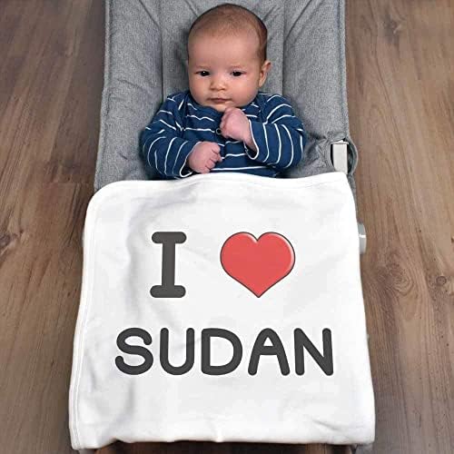 Детско Памучно одеало /Шал Azeeda 'I Love Sudan' (BY00026179)