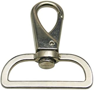 Универсален Сребро D-Образен пръстен на вътрешния диаметър 1,5 с Цип за дългоцевно оръжие, Отточна тръба на шарнирна връзка Нокът