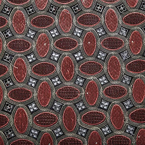 Африканска лейси плат КАДЖУРУИ, 5 ярда швейцарския вуалевого дантела, нигерийская памучен плат за шивашки ежедневни облекла