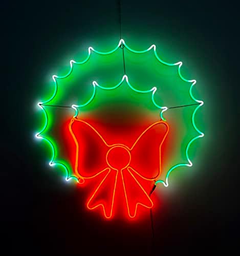 Коледен Венец НЕОН Led Въжето Лампа за Партита и интериор на Градина