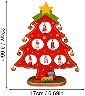 Звездна украса за Коледната елха Декоративни Акценти за Домашен интериор Изкуствена Коледна Елха си САМ Мини Коледно Дърво за Украса на работния плот Статуя на Об?