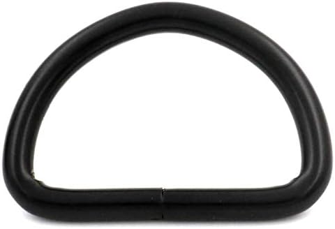 Универсална Метална Черна Ключалката с D-образен пръстен на Вътрешния диаметър 1,25 с Околовръстния линия за Пазител на колана Опаковка